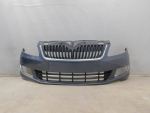 Бампер передний для Skoda Fabia 2007-2015, OEM 5J0807221D - вид 1 (фото)