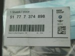 Накладка порога для Mini Clubman F54 2014>, OEM 51777374898 - вид 3 (фото)