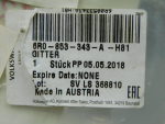 Накладка на решетку радиатора для Volkswagen Polo Sedan 2011-2020, OEM 6R0853343A - вид 3 (фото)