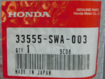 Фонарь задний в бампер левый для Honda CR-V 2007-2012, OEM 33555SWA003 - вид 3 (фото)