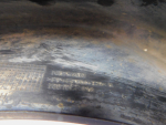 Брызговик задний правый для Nissan Qashqai 2006-2014, OEM 78810BR01A - вид 3 (фото)