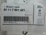 Рамка для противотуманных фар для BMW 5-серия E39 1995-2003, OEM 51117891421 - вид 3 (фото)