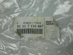 Кронштейн переднего бампера для BMW X5 E53 2000-2007, OEM 51117116667 - вид 3 (фото)