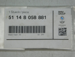 Эмблема для BMW X3 G01 2017>, OEM 51148058881 - вид 2 (фото)