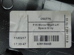 Накладка зеркала левого для BMW X5 F15 2013-2018, OEM 51167365113 - вид 5 (фото)