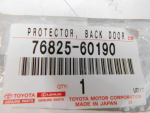 Уплотнитель для Toyota Land Cruiser (150)/Prado 2009>, OEM 7682560190 - вид 2 (фото)