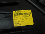 Фара левая для Skoda Octavia III (A7) 2013-2020, OEM 5E1941015D - вид 8 (фото)